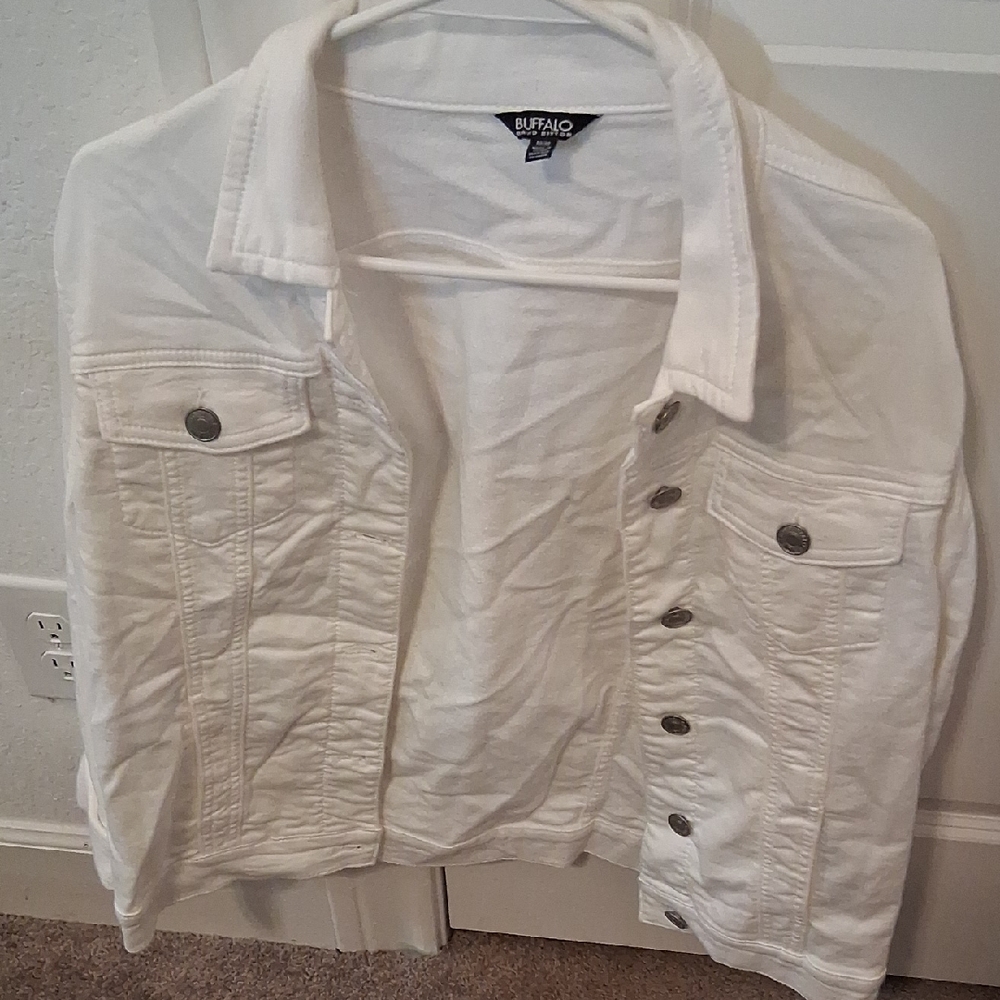 Buffalo White Denim Jacket